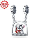 2025 novos encantos disney ponto colar & brincos plata de ley 925 prata pingente contas originais das mulheres pulseiras diy jóias presente