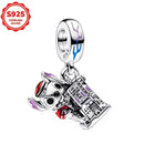 2025 novos encantos disney ponto colar & brincos plata de ley 925 prata pingente contas originais das mulheres pulseiras diy jóias presente