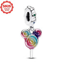 2025 novos encantos disney ponto colar & brincos plata de ley 925 prata pingente contas originais das mulheres pulseiras diy jóias presente