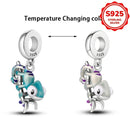 2025 novos encantos disney ponto colar & brincos plata de ley 925 prata pingente contas originais das mulheres pulseiras diy jóias presente