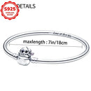 2025 novos encantos disney ponto colar & brincos plata de ley 925 prata pingente contas originais das mulheres pulseiras diy jóias presente
