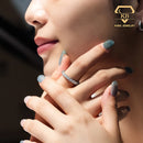 Jóias 925 prata esterlina com certificado gra moda 2-3mm
