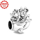 2025 novos encantos disney ponto colar & brincos plata de ley 925 prata pingente contas originais das mulheres pulseiras diy jóias presente