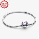 2025 novos encantos disney ponto colar & brincos plata de ley 925 prata pingente contas originais das mulheres pulseiras diy jóias presente