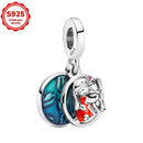 2025 novos encantos disney ponto colar & brincos plata de ley 925 prata pingente contas originais das mulheres pulseiras diy jóias presente