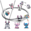 2025 novos encantos disney ponto colar & brincos plata de ley 925 prata pingente contas originais das mulheres pulseiras diy jóias presente