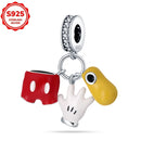 2025 novos encantos disney ponto colar & brincos plata de ley 925 prata pingente contas originais das mulheres pulseiras diy jóias presente