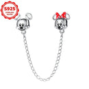 2025 novos encantos disney ponto colar & brincos plata de ley 925 prata pingente contas originais das mulheres pulseiras diy jóias presente