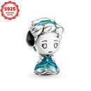 2025 novos encantos disney ponto colar & brincos plata de ley 925 prata pingente contas originais das mulheres pulseiras diy jóias presente
