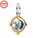 2025 novos encantos disney ponto colar & brincos plata de ley 925 prata pingente contas originais das mulheres pulseiras diy jóias presente