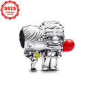 2025 novos encantos disney ponto colar & brincos plata de ley 925 prata pingente contas originais das mulheres pulseiras diy jóias presente
