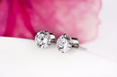 Cristal zircão real 925 brincos de prata esterlina canal zircônia cúbica brincos de prata para mulheres jóias de prata esterlina