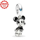 2025 novos encantos disney ponto colar & brincos plata de ley 925 prata pingente contas originais das mulheres pulseiras diy jóias presente