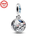 2025 novos encantos disney ponto colar & brincos plata de ley 925 prata pingente contas originais das mulheres pulseiras diy jóias presente