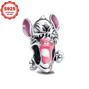 2025 novos encantos disney ponto colar & brincos plata de ley 925 prata pingente contas originais das mulheres pulseiras diy jóias presente