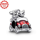 2025 novos encantos disney ponto colar & brincos plata de ley 925 prata pingente contas originais das mulheres pulseiras diy jóias presente