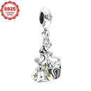 2025 novos encantos disney ponto colar & brincos plata de ley 925 prata pingente contas originais das mulheres pulseiras diy jóias presente