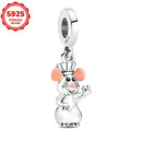 2025 novos encantos disney ponto colar & brincos plata de ley 925 prata pingente contas originais das mulheres pulseiras diy jóias presente