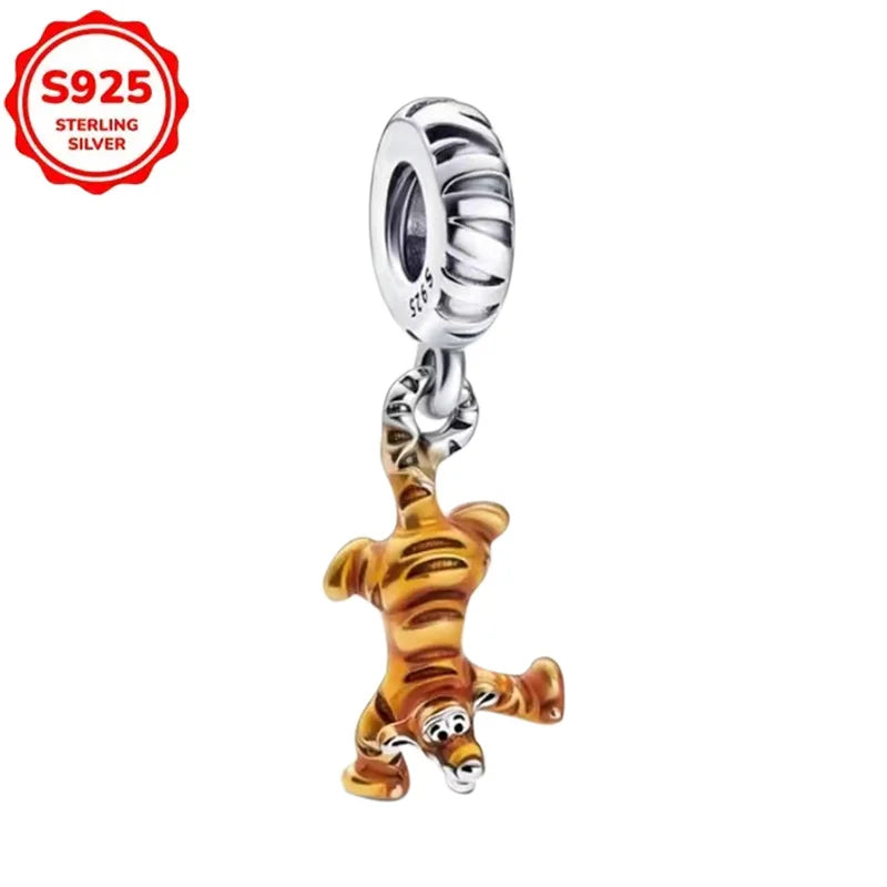 2025 novos encantos disney ponto colar & brincos plata de ley 925 prata pingente contas originais das mulheres pulseiras diy jóias presente