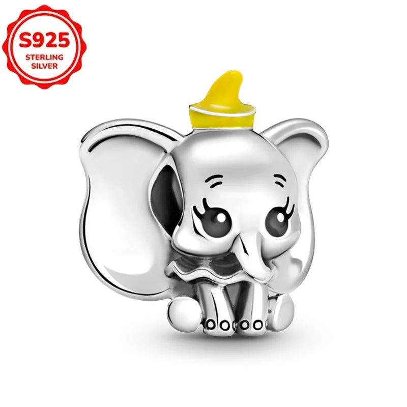 2025 novos encantos disney ponto colar & brincos plata de ley 925 prata pingente contas originais das mulheres pulseiras diy jóias presente