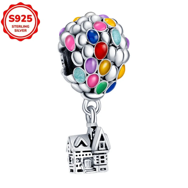 2025 novos encantos disney ponto colar & brincos plata de ley 925 prata pingente contas originais das mulheres pulseiras diy jóias presente