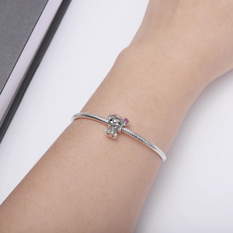2025 novos encantos disney ponto colar & brincos plata de ley 925 prata pingente contas originais das mulheres pulseiras diy jóias presente