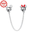 2025 novos encantos disney ponto colar & brincos plata de ley 925 prata pingente contas originais das mulheres pulseiras diy jóias presente