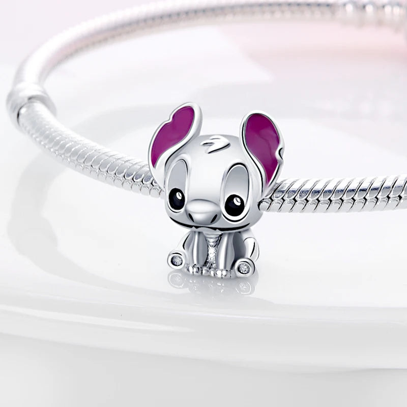 2025 novos encantos disney ponto colar & brincos plata de ley 925 prata pingente contas originais das mulheres pulseiras diy jóias presente