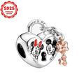 2025 novos encantos disney ponto colar & brincos plata de ley 925 prata pingente contas originais das mulheres pulseiras diy jóias presente