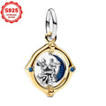 2025 novos encantos disney ponto colar & brincos plata de ley 925 prata pingente contas originais das mulheres pulseiras diy jóias presente