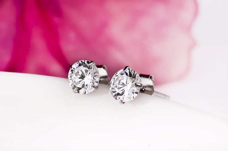 Cristal zircão real 925 brincos de prata esterlina canal zircônia cúbica brincos de prata para mulheres jóias de prata esterlina