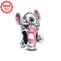 2025 novos encantos disney ponto colar & brincos plata de ley 925 prata pingente contas originais das mulheres pulseiras diy jóias presente