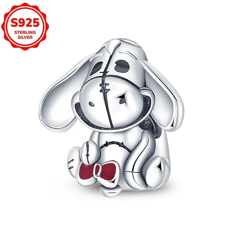 2025 novos encantos disney ponto colar & brincos plata de ley 925 prata pingente contas originais das mulheres pulseiras diy jóias presente